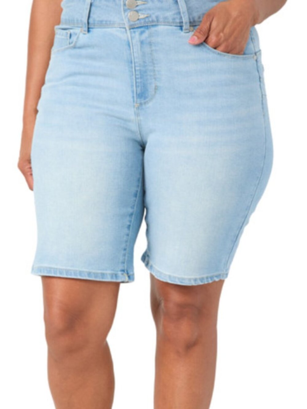Sandpiper Women's Denim Bermuda Shorts 22W